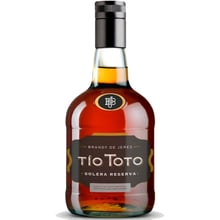 Бренди Brandy de Jerez Tío Toto Solera Reserva 0.7л (WHS8412449110738): Объем, л 0.7