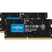 Crucial 32 GB SO-DIMM (2x16 GB) DDR5 4800 MHz (CT2K16G48C40S5): Тип DDR5