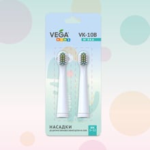 Насадки Vega Kids VK-10B для дитячої зубної щітки VK-500B бірюзові: Виробник VEGA