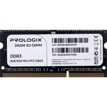 Prologix 8 GB SO-DIMM DDR3 1600 MHz (PRO8GB1600D3S): Тип DDR3