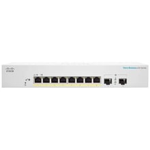 Мережевий комутатор Cisco CBS250-8T-E-2G-EU: Порти только Gigabit Ethernet (10/100/1000)