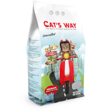 Наполнитель для кошачьего туалета Cats Way Natural бентонитовый белый 10 л: Вид Глиняный