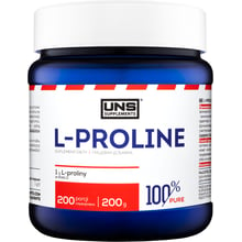 Амінокислота для спорту UNS 100% Pure L- PROLINE 200 g/ 200 servings / Unflavored: Тип колагени