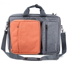 Сумка для ноутбуков Modecom 15.6" Reno Gray/Orange: Тип сумки Сумка-трансформер