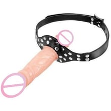 Кляп с двойным фаллоимитатором Fetish Tentation Double Penis Gag Flesh: Производитель Fetish Tentation