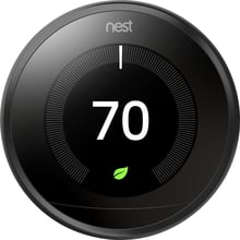 Nest Learning Thermostat 3nd Generation Black (T3016US): undefined undefined