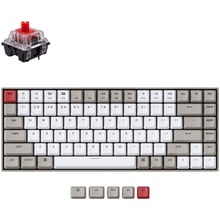 Клавіатура Keychron K2 84 Key Gateron G PRO Red Wireless UA Retro No Led (K2K1_KEYCHRON): Підключення беспроводное