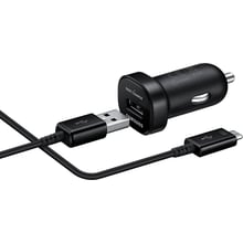 Зарядное устройство Samsung Car Charger mini with Micro USB2.0 Cable Black (EP-LN930BBEGRU): Кабель в комплекте microUSB