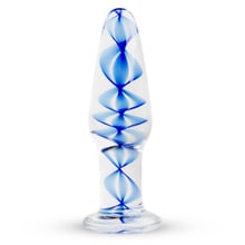 Скляна анальна пробка з внутрішньої спіраллю Gildo Glass Buttplug No. 23: Для кого унісекс