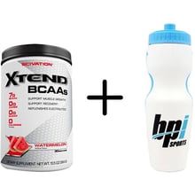 Амінокислота для спорту Scivation Xtend BCAAs 384 g /30 servings/ Watermelon+BPI 650 ml White: Тип BCAA