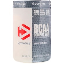 Амінокислота для спорту Dymatize BCAA Complex 2200 400 tabs: Тип BCAA