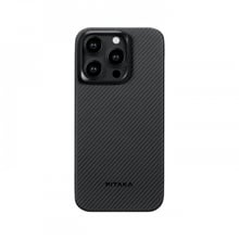 Аксесуар для iPhone Pitaka MagEZ Case 4 Twill 1500D Black/Grey (KI1501PM) для iPhone 15 Pro Max: Колір черный