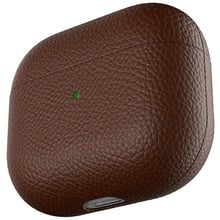 Чехол KeyBudz Artisan Series Leather Natural Brown (AP3_S3_NBN) for Apple AirPods 3: Тип Чехол