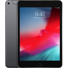 Планшет Apple iPad mini 5 2019 Wi-Fi + LTE 64GB Space Gray (MUX52) UA: Экран 7.9" Retina (2048x1536 точек) / 326ppi / Сенсорный, емкостной / С олеофобным и антибликовым покрытие