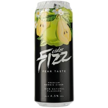 Упаковка сидру Fizz Pear 4.5% 0.5 л ж/б 24 шт. (4740098079323_24): Об'єм, л 12