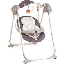 Крісло-гойдалка Chicco Polly Swing Up (79110.99): Додаткові зручності Контроль скорости движения, Звуковое сопровождение, Ремни безопасности