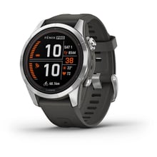 Смарт-часы Garmin Fenix 7S Pro Solar Silver with Graphite Band (010-02776-01): Дисплей 1.3 " (260х260)