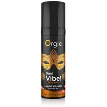 Рідкий вібратор Orgie Dual Vibe! Секс на пляжі, 15 мл: Форма випуску Рідкий вібратор