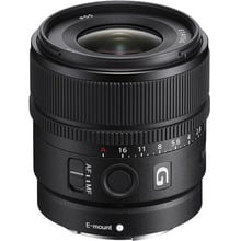 Объектив для фотоаппарата Sony SEL15F14G E 15mm f/1.4 G: Тип объектива Широкоугольный