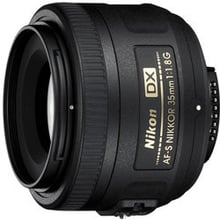 Объектив для фотоаппарата Nikon AF-S DX Nikkor 35mm f/1.8G: Тип объектива стандартный