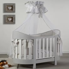 Кроватка детская Baby Italia Eva White /Grey 132х69 см бело-серая (EVA WHITE/GREY): Тип классическая