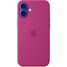 Чехол для iPhone Apple iPhone 16 Plus Silicone Case with MagSafe - Fuchsia (MYYE3ZM/A): Цвет розовый