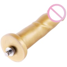 Золотой фаллоимитатор Hismith 6.8″ Golden Silicone Dildo: Назначение Вагинальные