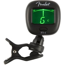 Тюнер у форматі кліпси Fender FT-1 Pro Clip-On Tuner Black: Виробник Fender