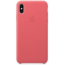 Аксесуар для iPhone Apple Leather Case Peony Pink (MTEX2) for iPhone Xs Max: Колір рожевий