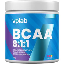 Амінокислота для спорту VPLab BCAA 8:1:1 300 g /30 servings/ Fruit Punch: Тип BCAA