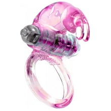 Ерекційне вібро кільце BOSS Rabbit Vibro Cock Ring Pink, BS6700047: Виробник BOSS of TOYS