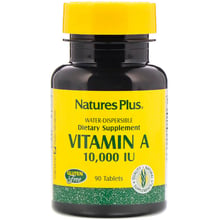 Nature's Plus, Vitamin A, 10,000 IU, 90 Tablets (NTP00981): Тип вітамін A