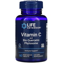 Life Extension Vitamin C with Bio-Quercetin Phytosome Вітамін C з фітосомами біокверцетину 60 вегетаріанських таблеток: Тип Витамин C