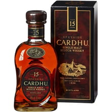 Виски Cardhu 15 Years Old, gift box, 0.7 л: Объем, л 0.7