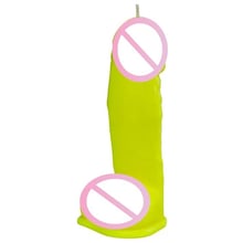 Свічка LOVE FLAME - Dildo L Yellow Fluor, CPS01-YELLOW: Виробник LOVE FLAME