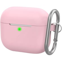 Чехол KeyBudz Elevate Series Keychain Blush Pink (AP3_S5_BPK) for Apple AirPods 3: Тип Чехол