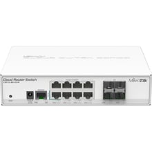 Маршрутизатор Wi-Fi Mikrotik CRS112-8G-4S-IN: Порты только Gigabit Ethernet (10/100/1000)