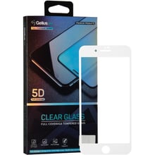 Аксесуар для iPhone Gelius Tempered Glass Pro 5D White for iPhone 8 Plus/iPhone 7 Plus: Колір білий