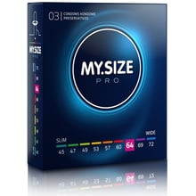 Презервативи My.Size Pro 64, 3 шт.: Тип Увеличенного размера