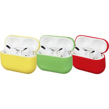 Чохол для навушників ArmorStandart Ultrathin Silicon 3in (Grass Green, Red, Yellow) for Apple AirPods Pro: Тип чохол