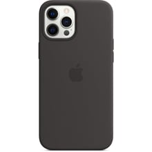 Аксесуар для iPhone Apple Silicone Case with MagSafe Black (MHLG3) for iPhone 12 Pro Max: Колір чорний