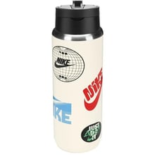 Фляга Фляга Nike SS RECHARGE STRAW BOTTLE 24 OZ Кокосове молоко блакитний червоний чорний Уні 709 мл (N.100.9697.133.24): Виробник Nike