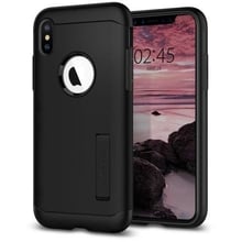 Аксесуар для iPhone Spigen Slim Armor Black (063CS25136) for iPhone Xs: Колір чорний