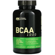 Амінокислота для спорту Optimum Nutrition BCAA 1000 200 Capsules: Тип BCAA