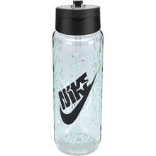 Фляга Пляшка NIKE TR RENEW RECHARGE STRAW BOTTLE 24 OZ Чорно-зелений Уні 709 мл (N.100.7643.301.24): Виробник Nike