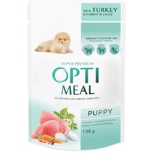 Вологий корм Optimeal Puppy для цуценят з індичкою та морквою в соусі 12х100 г (4820215369619): Тип Влажный корм