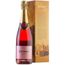 Шампанське Codorniu Cava Clasico Brut Rose (0,75 л) (BW35028): Об'єм, л 0.75