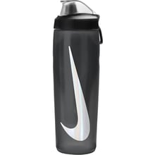 Фляга Пляшка Nike REFUEL BOTTLE LOCKING LID 24 OZ Антрацит чорно-сріблястий Уні 709 мл (N.100.7668.054.24): Виробник Nike