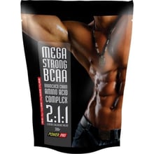 Амінокислота для спорту Power Pro Mega Strong BCAA 300 g / 60 servings / Без смаку: Тип BCAA