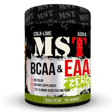 Амінокислота для спорту MST Nutrition BCAA & EAA Zero 520 g /40 servings/ Cola Lime: Тип BCAA